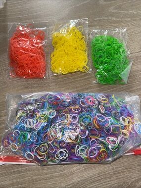 Assorted Rainbow rainbow loom bands
